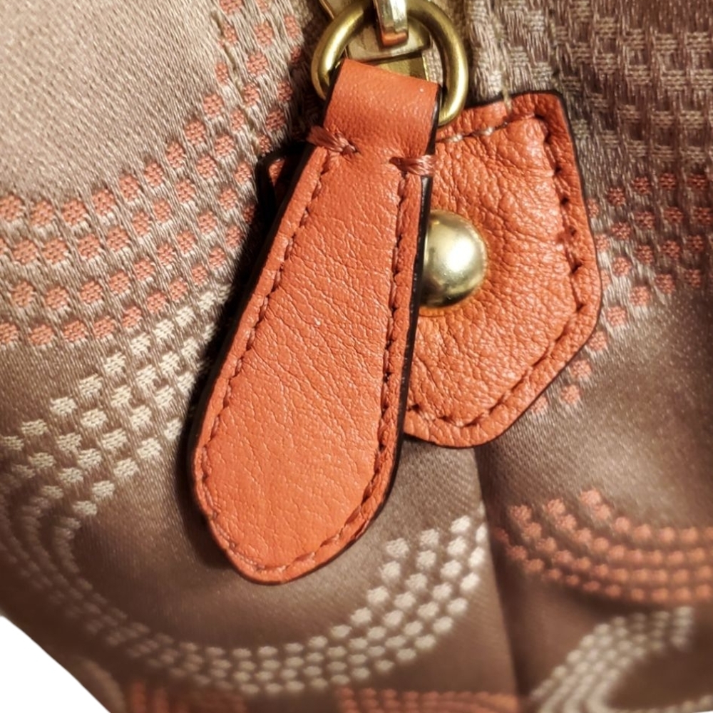 COACH Ashley Op Art Dotted Signature Hobo Shoulder Handbag F21920 Y2K VINTAGE - Picture 13 of 16